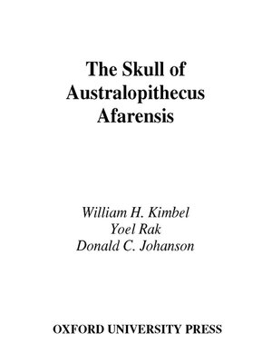 cover image of The Skull of Australopithecus afarensis